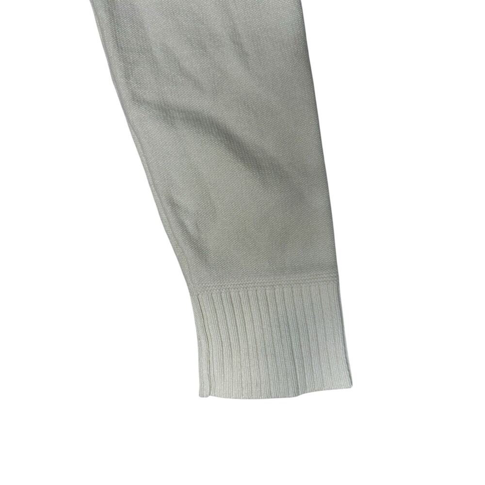 Barbour Cable Knit Sweater Women’s US 4 Cream Pullover Long Sleeve Coastal Chic - Picture 10 of 10